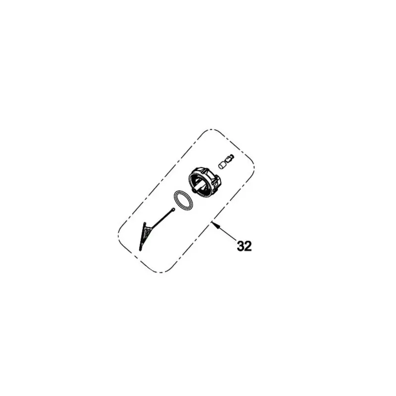 Bouchon de réservoir tronçonneuse RYOBI RY36CSX50A-0 Commander Vite