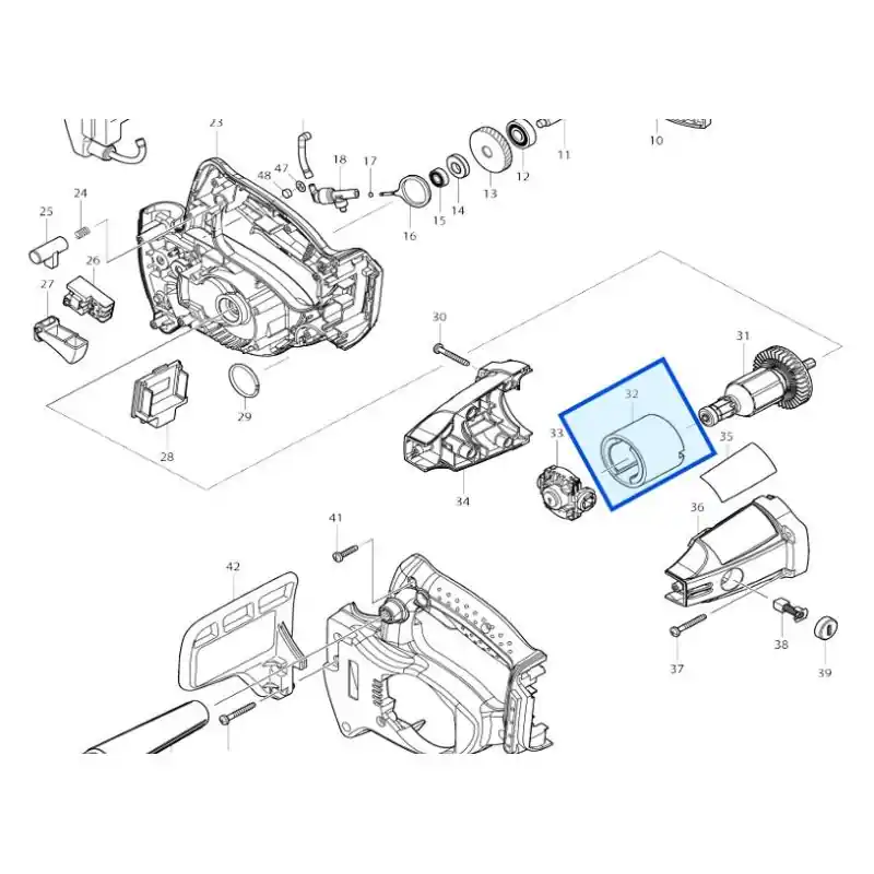 Vente Directe Inducteur pour tronçonneuse MAKITA BUC122 – DUC122