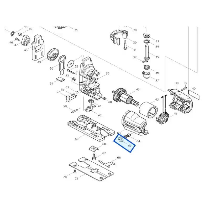Meilleur Prix Bouchon porte-charbon scie sauteuse MAKITA DJV140 – DJV180