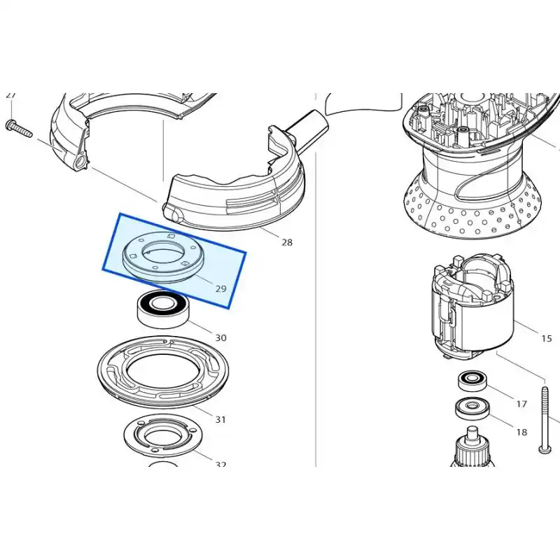 Palier de roulement ponceuses MAKITA BO5030 – MT924 Meilleur Choix