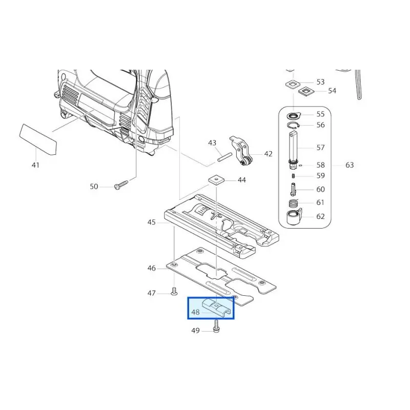 Cale de maintien scie sauteuse MAKITA DJV184 / JV0600 Meilleure Vente
