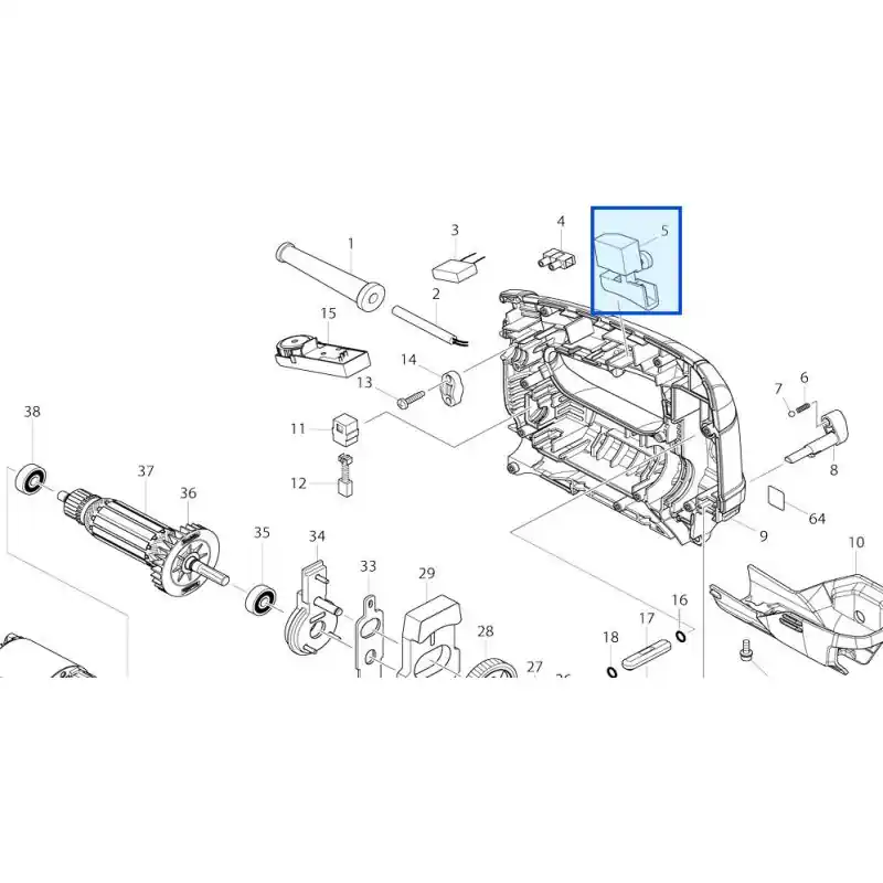 Interrupteur pour scie sauteuse MAKITA 4340CT – JV0600 Nouvelle Collection