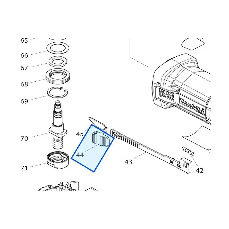 Bouton M-A pour meuleuse MAKITA GA5041C- GA5041R Top Vente