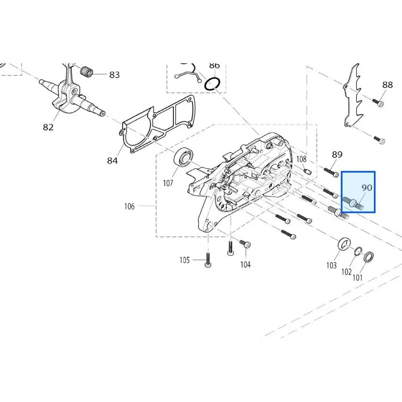 Goujon de guide tronçonneuse MAKITA EA4300F – EA6100P Offre Exclusive