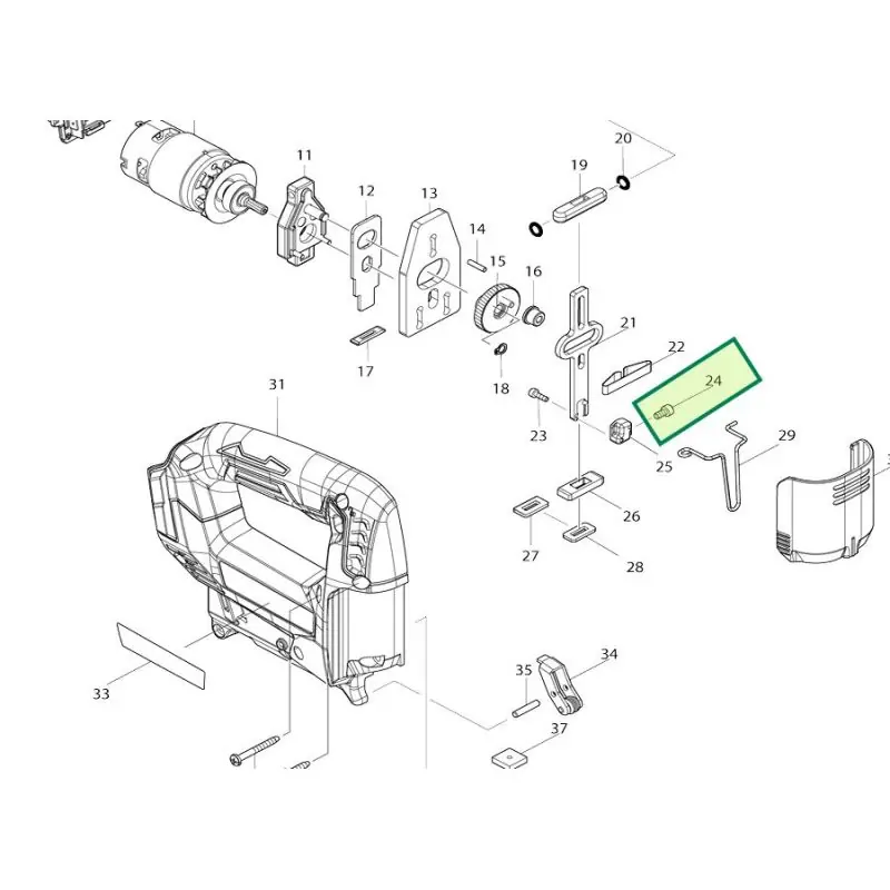 Offre Limitée Vis de serrage de lame scie sauteuse MAKITA DJV186 – JV183D