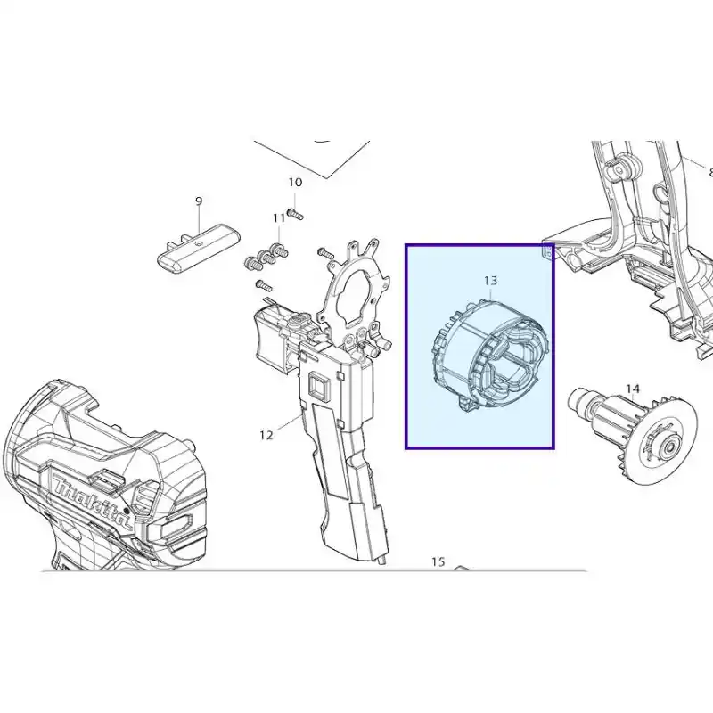 Remise Inducteur perceuses / visseuses MAKITA DDF485 – DHP490