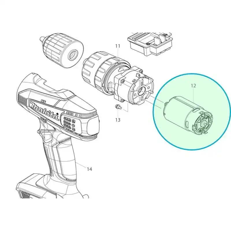 Prix Bas Moteur perceuse / visseuse 14.4V MAKITA DHP343 – HP347D