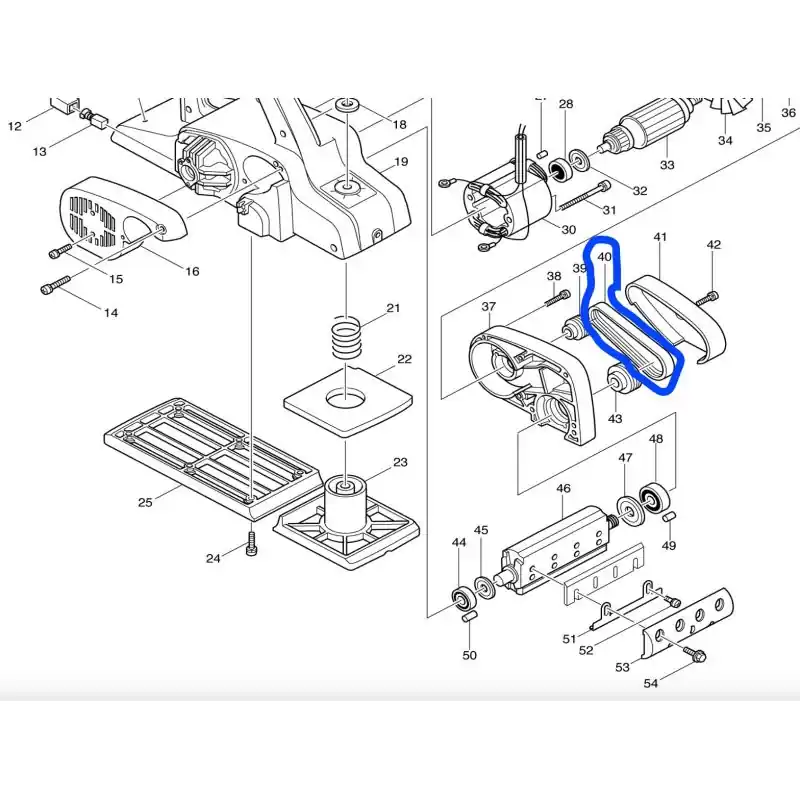 Top Vente Courroie pour rabots MAKITA 1911B