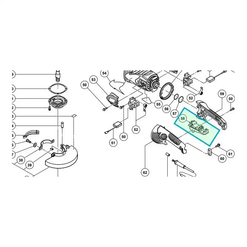 Dernière Chance Interrupteur meuleuse HITACHI / HIKOKI G18SEY – G23SC4