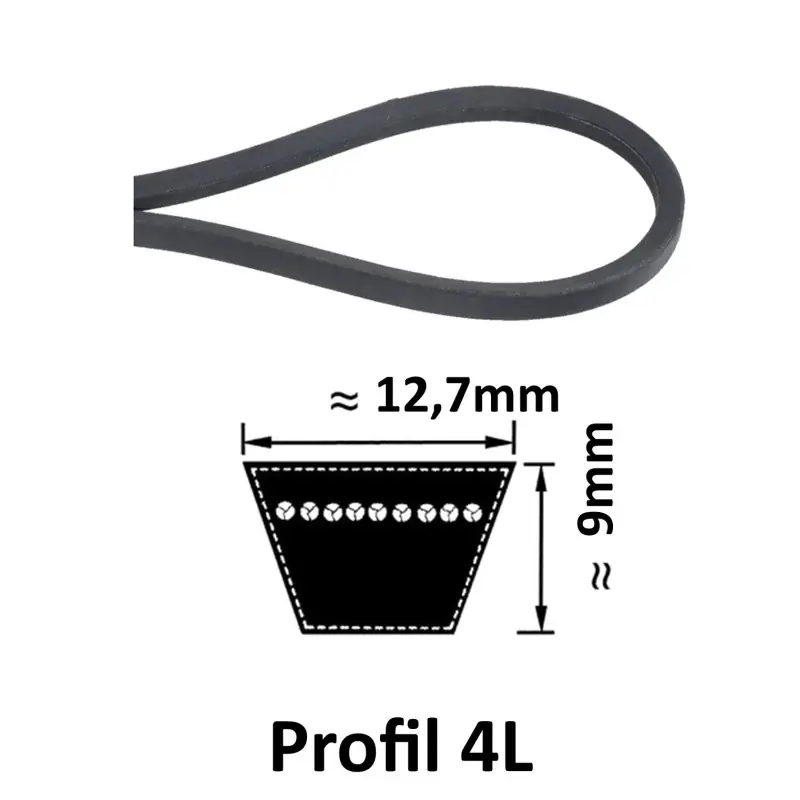 L474 – Courroie Trapézoïdale 4L740 Commande En Gros