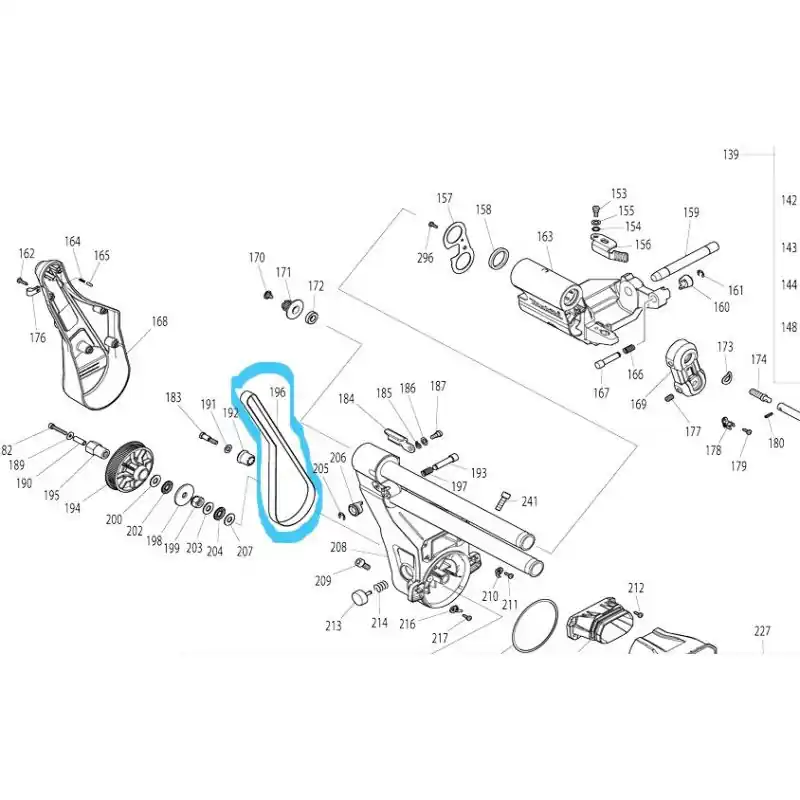 Courroie pour scie à onglet MAKITA LS1019L Marque