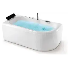 Baignoire balnéo asymétrique IRIS 170 IMASSAGE gauche 20 jets – THALASSOR – IRIS170G-IM Jusqu&rsquo;à Épuisement Des Stocks