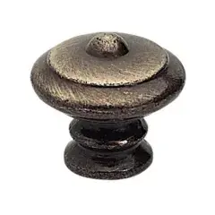 Bouton rustique de diamètre 30mm finition laitonné vieilli – CADAP – 9630/28V Prix Promo