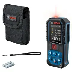 Télémètre laser 2×1,5V GLM 50-27 C Professional rouge + 2 piles AA – BOSCH – 0601072T00 Expédié Aujourd&rsquo;hui