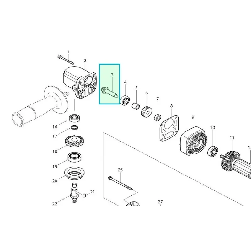 Prix Réduit Pignon de sortie moteur visseuse MAKITA DA3011 – DA3011F
