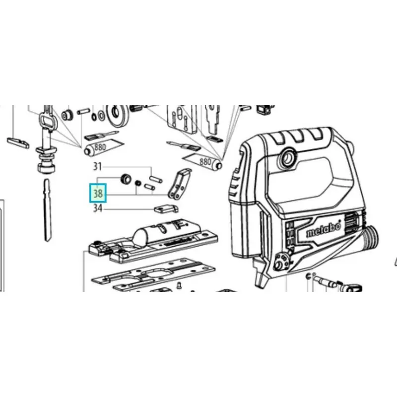 Guide lame scie sauteuse METABO STEB 65 Quick Offre Limitée