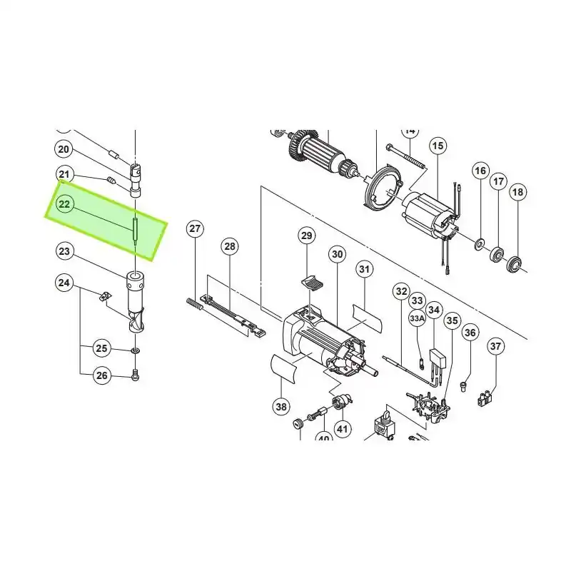 Poinçon pour grignoteuse HITACHI / HIKOKI CN16SA – CN18DSL Expédié Aujourd&rsquo;hui