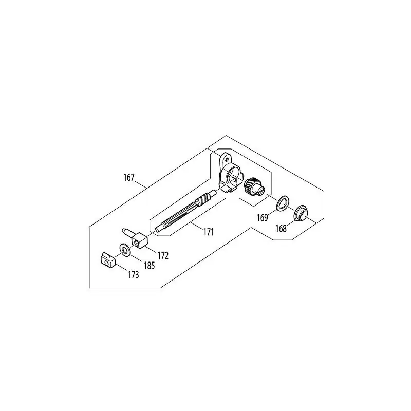 Kit de tension de chaine tronçonneuse MAKITA EA7300P – EA7900P Seulement Aujourd&rsquo;hui