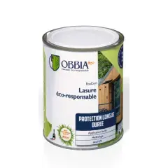 Authentique Lasure ÉCO-RESPONSABLE incolore 1L – OBBIA – ECOCRYL1/3001
