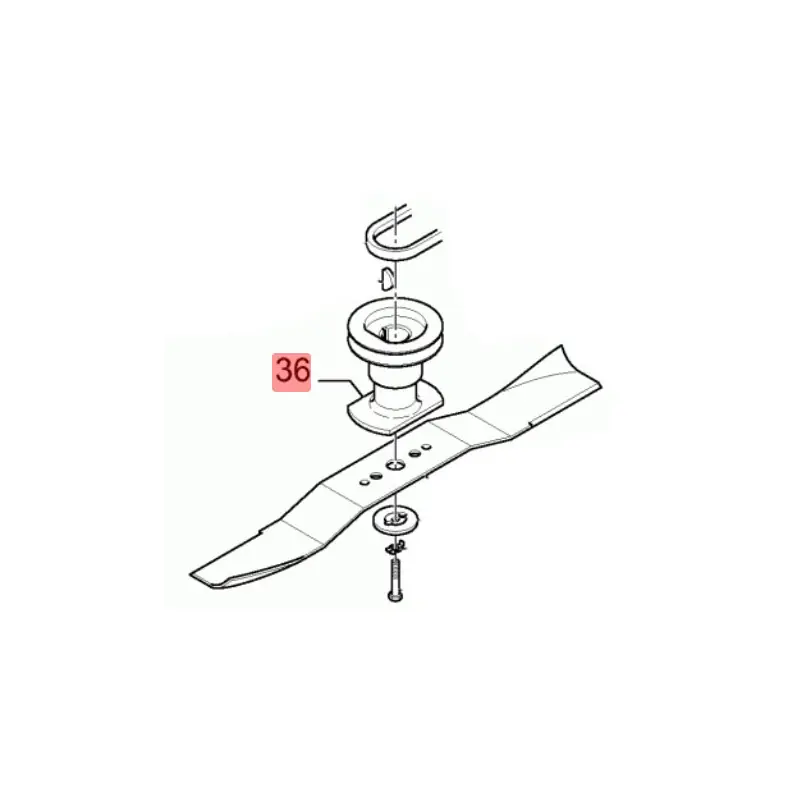 Moyeu de lame pour Cub Cadet CC 500 MSPB Prix Choc