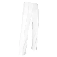 Jusqu'à Épuisement Des Stocks Pantalon de peintre en coton sergé blanc T52 - LMA LEBEURRE - 100144 T52
