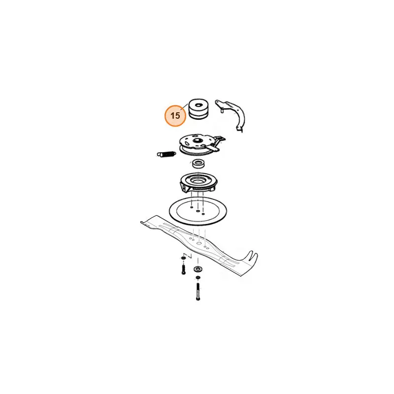 Achetez Aujourd&rsquo;hui Poulie support de lame Viking MB 505 et MB 555