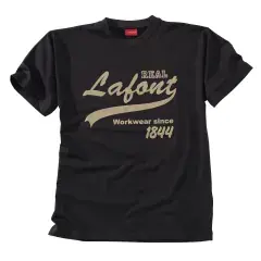 Authentique T-shirt C STONE PRINT gris charbon TM – LAFONT – CSTONE76M