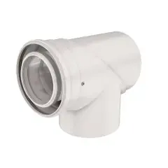 Coude de visite 87° condensation 80/125mm en PPTl/Alu – UBBINK – 330284 Achat Immédiat