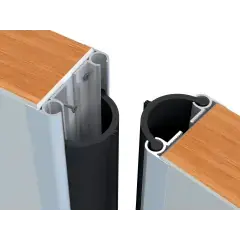 Protection anti-pince doigts pour porte battante N1 224cm épaisseur 32 à 39mm largeur joint 55mm – ELLEN – 7003401 Offre Limitée