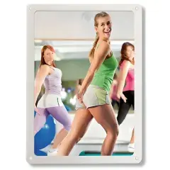 Miroir incassable avec boîtier cadre en PVC Blanc D. 400x600mm – SOCOMIX – MPA 4060-9PVC Offre Du Jour