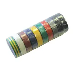 Lot de 10 rubans adhésifs ISOTAPE électricien 15mmx10m – EUROCEL – 015543148 Vente Directe