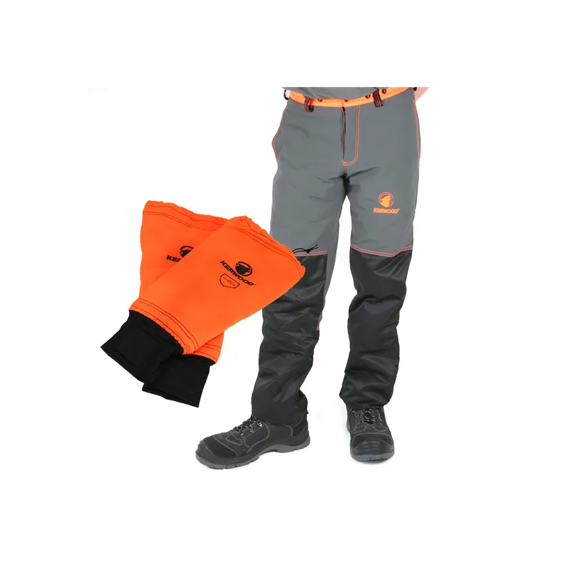 Livraison Express Pantalon + manchettes protection tronçonneuse taille L Kerwood