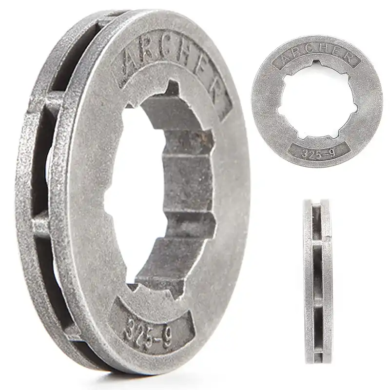 Bague standard pour pignon tronçonneuse .325&Prime; 9 dents. Retour Gratuit