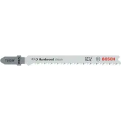 Réduction Lame de scie sauteuse T 101 BF Clean for Hard Wood - BOSCH - 2608634234