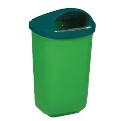 Corbeille murale Xerios 50l verte – ROSSIGNOL – 59866 Haute Qualité
