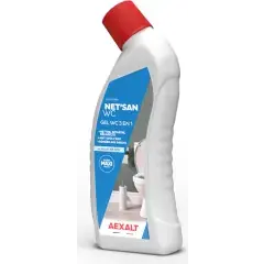 Gel nettoyant 3 en 1 Net‘san WC bidon de 750ml – AEXALT – WC074 Nouveauté