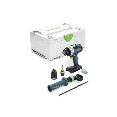 Perceuse-visseuse à percussion 18V TPC 18/4 I-Basic QUADRIVE (sans batterie ni chargeur) + Systainer SYS3 – FESTOOL – 575604 Promotion Saisonnière