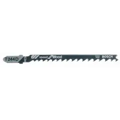 Pack de 5 lames de scie sauteuse bois T244D - BOSCH - 2608630058 Satisfait Ou Remboursé