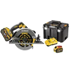 Achetez Aujourd&rsquo;hui Scie circulaire 54V XR FLEXVOLT + 2 batteries 6Ah + chargeur + coffret TSTAK – DEWALT – DCS579T2-QW