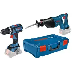 Produit De Marque Pack 2 outils 18 V (GSB18V-60C/GSA 18V-LI) (sans batterie ni chargeur) en coffret XL-BOXX - BOSCH