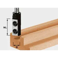 Fraises à rainurer avec plaquettes réversibles HW D14/30 S8 - FESTOOL - 492715 Offre Exclusive