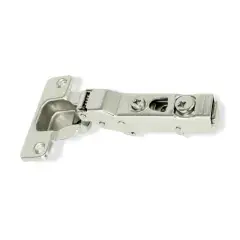 Charnière coudée pour meuble montage en applique avec amortisseur à visser acier nickelé – EMUCA – 1006107 Top Vente