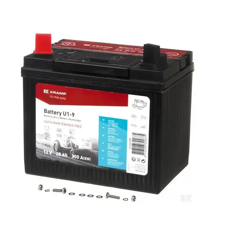 Top Vente U1L2812KR – Batterie 12 Volts 28 Ah 300A – Borne + à droite