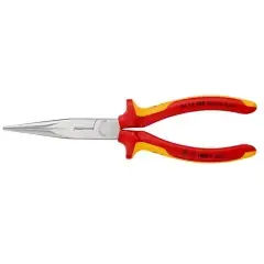 Vente Flash Pince à becs demi-rondes droites isolée à 1000V 200mm – KNIPEX – 26 16 200