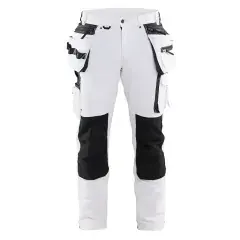 Jusqu&rsquo;à Épuisement Des Stocks Pantalon peintre strectch 4D + poche flottante blanc gris foncé T40L – BLÅKLÄDER – 107916451098C146