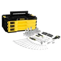 Boîte de 3 tiroirs outillée PRO-STACK 126 pièces – Stanley Fatmax – FMMT98107-1 Offre Limitée