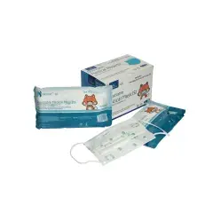 Boîte de 50 masques respiratoires jetables 3 plis type IIR pour enfant blanc – YINHONYUHE – MASQUES9 Prix Réduit