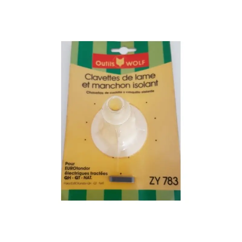 ZY783 – Manchon Isolant + Clavette pour Tondeuse OUTILS WOLF Super Prix