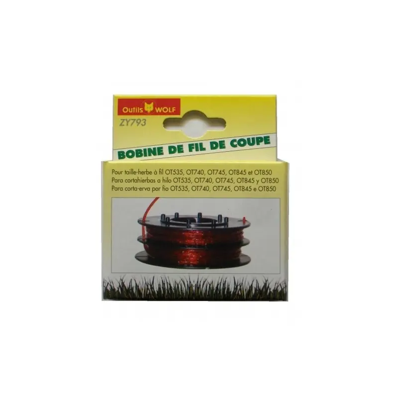 ZY793 – Bobine de fil nylon OUTILS WOLF pour OT845 – OT850 etc… Jusqu&rsquo;à Épuisement Des Stocks