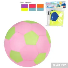 Ballon de diamètre 40 cm en PVC et polyester avec pompe Jusqu&rsquo;à Épuisement Des Stocks